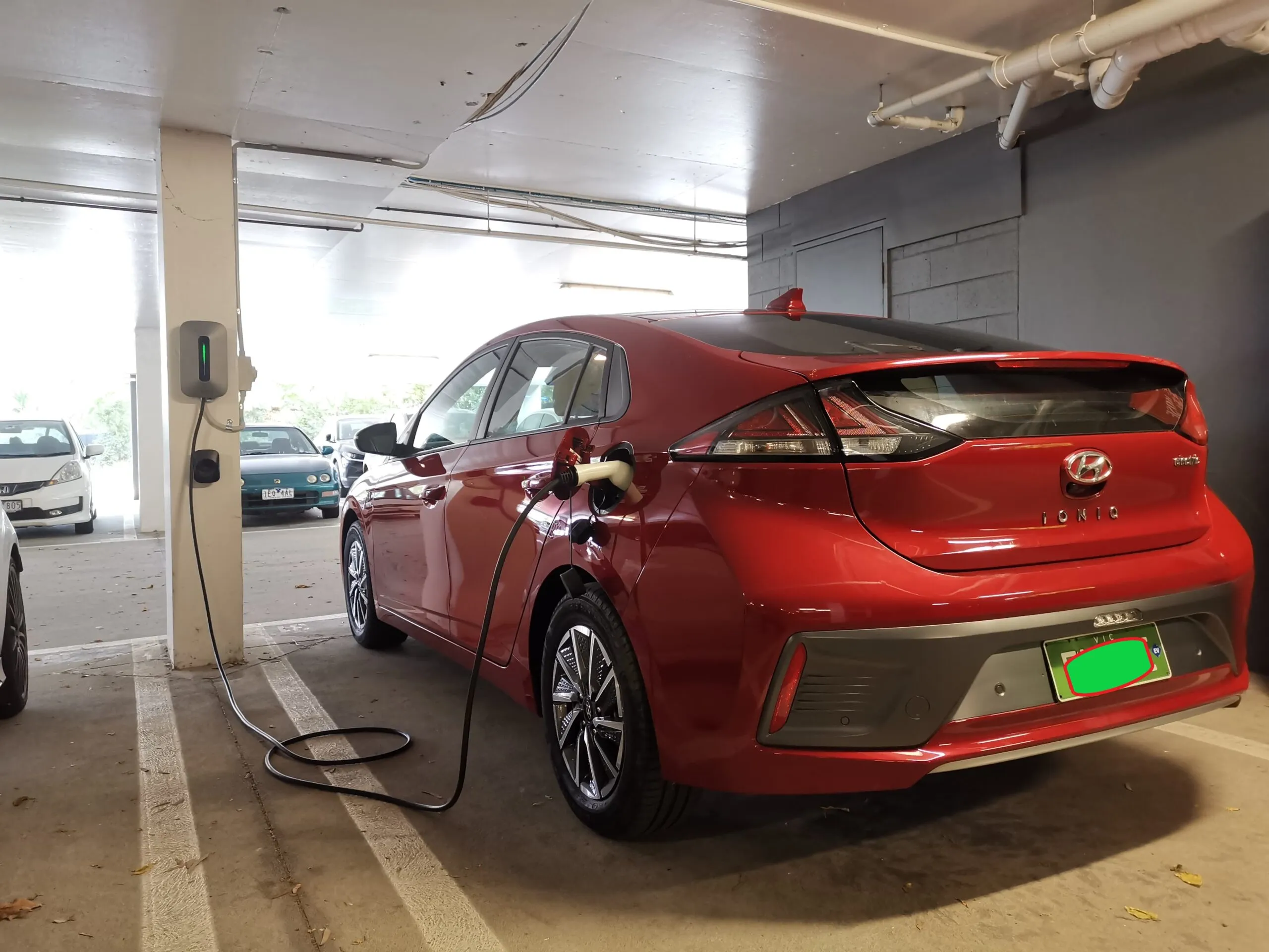 Apartment residents charging